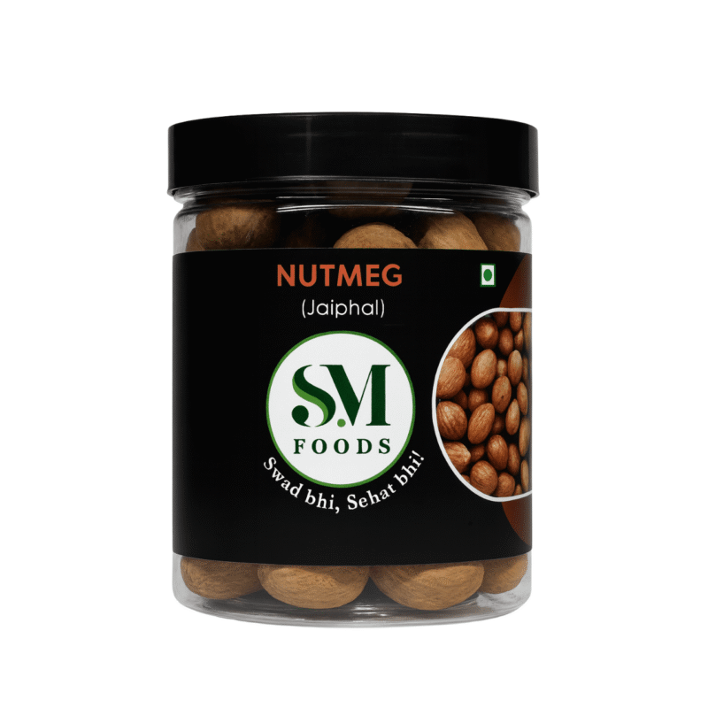 SM FOODS Premium Organic Nutmeg (Jaiphal) – Pure, Aromatic & Farm Fresh from Kerala