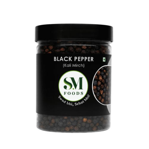 SM FOODS Organic Black Pepper (Kali Mirch) – Bold, Pure & Farm Fresh from Malabar